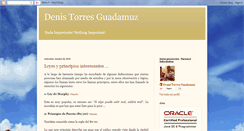 Desktop Screenshot of blog.denisjtorresg.info